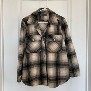 BlankNYC Plaid Shacket